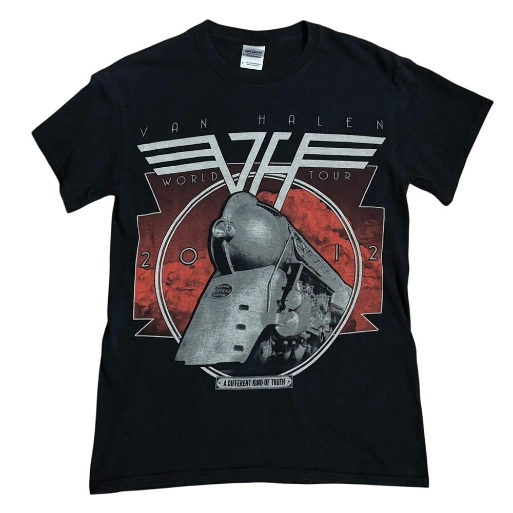 Van Halen Size S Tee T Shirt A Different Kind of Truth World Tour 2012 Gildan